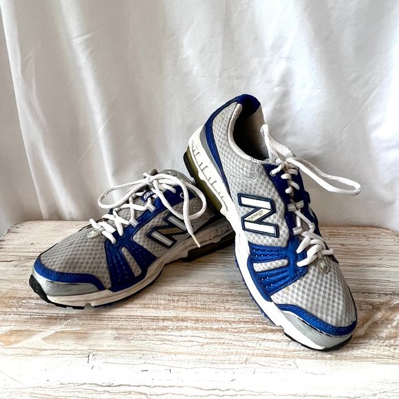 New Balance SL1 Sneakers, Silver and Blue, Size 9, In Like New Condition! - Picture 2 of 12